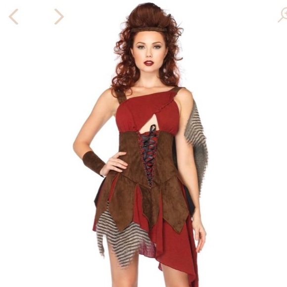 DEADLY HUNTRESS 3PC ADULT COSTUME SIZE SMALL 🌟NWT🌟 - Picture 2 of 13